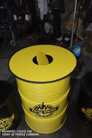 Üstten Açılır Varil Çöp Kovası