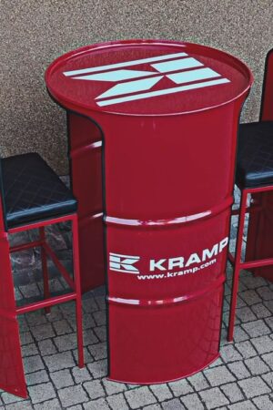 Varil Bistro Oturma Grubu İki Kişilik – Kırmızı